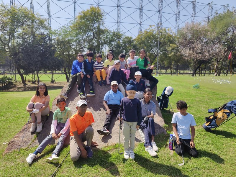 Junior golf coaching